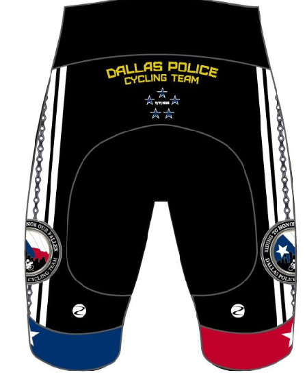 Shorts Men/Women  Dallas Police Cycling Team